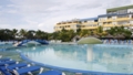 Panoramic hotel & pool view