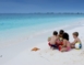 Children's activities at the beach, Cayo Largo del Sur