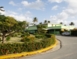 Panoramic hotel entrance view