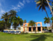 Hotel's entrance panoramic view