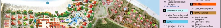 Paradisus Varadero hotel map